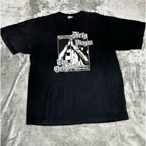 Vintage Y2K Dirty Playaz Hip Hop Short Sleeve T Shirt Men’s Size XL Black
